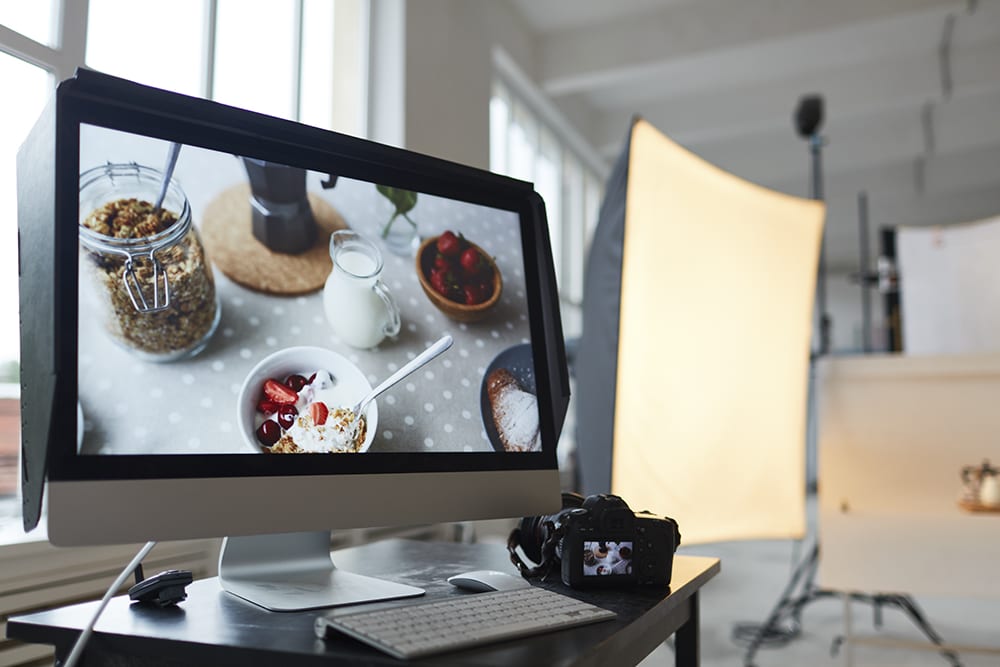 Stock photography production