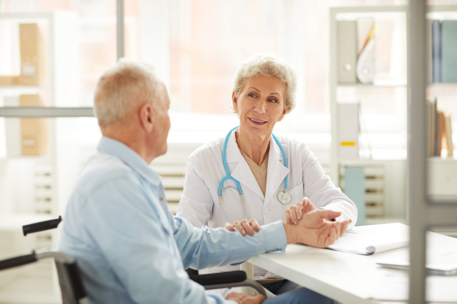 Senior Patient at Medical Checkup